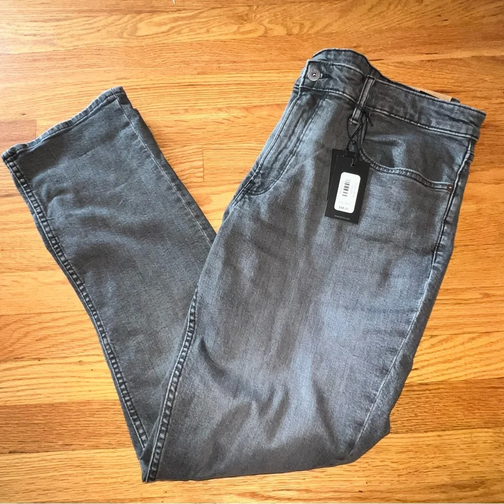 NWT $98 Bonobos Stretch lightweight jeans 38x32 dark gray - Picture 8 of 12